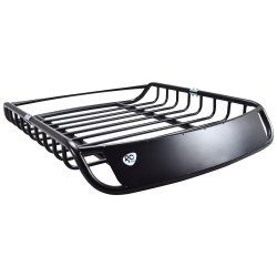 Aerodynaaminen musta kattokori autoille ja matkailuun