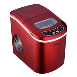 Vihreä metallinen puutarhaletkuvaunu korilla ja ilmatäytteisillä renkailla