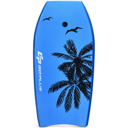 Kevyt sininen bodyboard lapsille ja aikuisille 106 cm