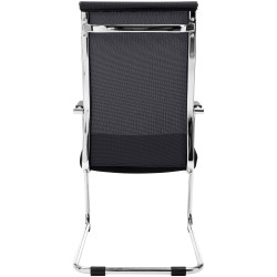 Brenda vierailutuoli keinuva verkkokangas mukava moderni metallinen