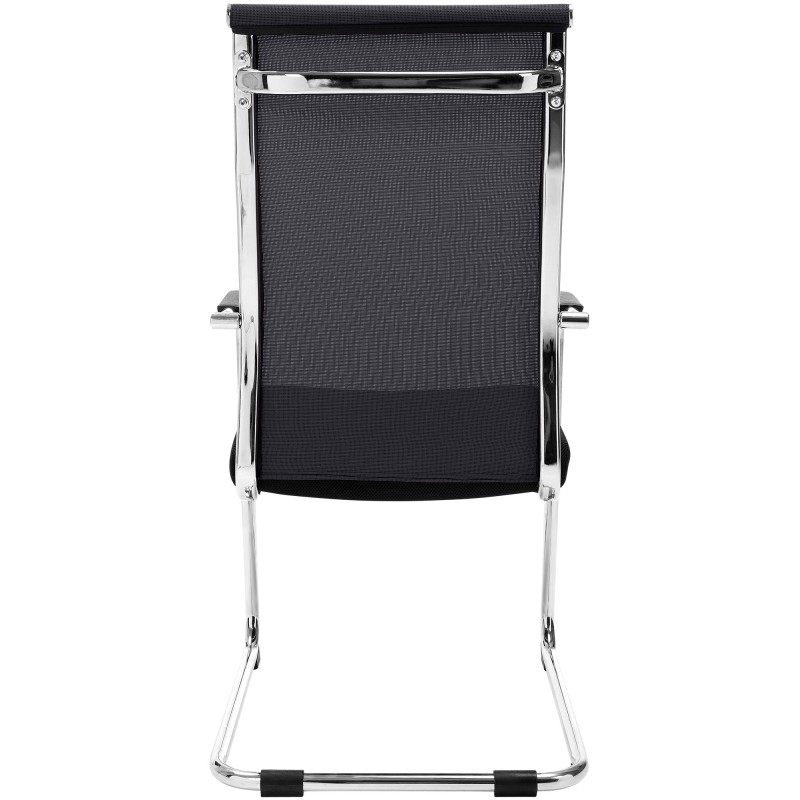 Brenda vierailutuoli keinuva verkkokangas mukava moderni metallinen