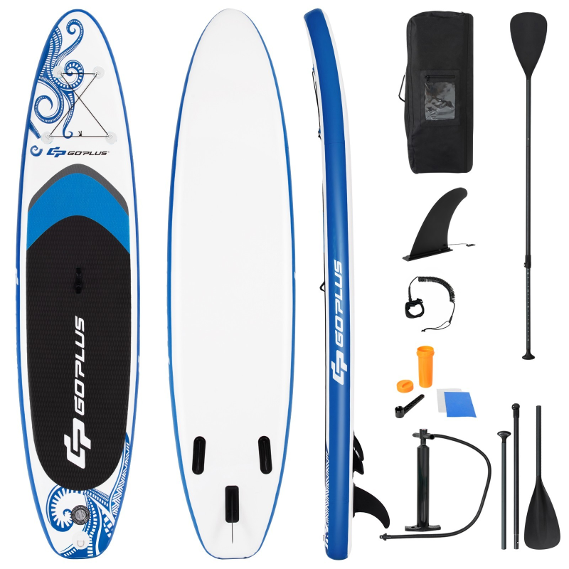 Sininen puhallettava stand-up paddle board setti 335x76 cm