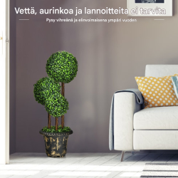 Keinotekoinen vihreä puu sisä- ja ulkokäyttöön 91 cm