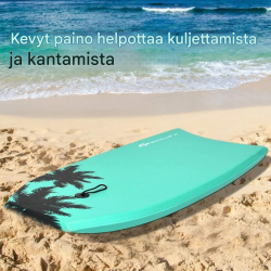 Vihreä kevyt bodyboard kesäpäiviin rannalle ja uima-altaalle