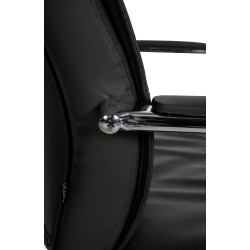 Tyylikäs keinonahkainen vierailutuoli Sievert ergonomisella muotoilulla