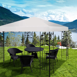 Beige paviljongin varakatto vedenpitävä 300x300 cm