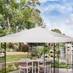 Beige paviljongin varakatto vedenpitävä 300x300 cm