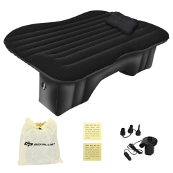 Universaali musta ilmapatja autoon sähköpumpulla 142x91x48cm