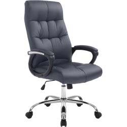 XXL-toimistotuoli keinonahkainen ergonominen korkea selkänoja säädettävä korkeus