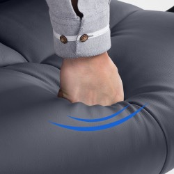 XXL-toimistotuoli keinonahkainen ergonominen korkea selkänoja säädettävä korkeus