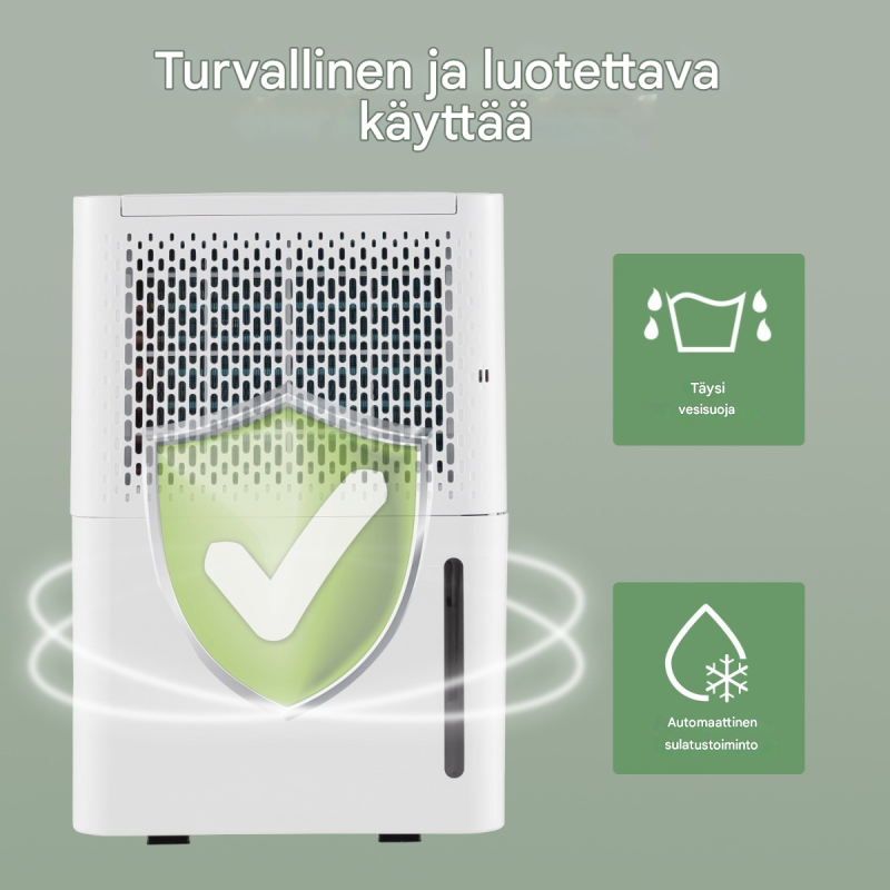 12L ilmankuivain ajastimella hiljainen toiminta valkoinen