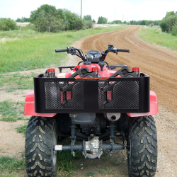 ATV-takakori mesh-pinnalla musta universaali helppo asennus