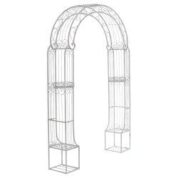 Alessia ruusukaari puutarhaan köynnöskasveille 2395 cm korkea rautainen