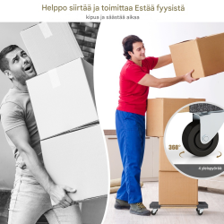 Luonnollinen puinen kuljetusvaunu 450 kg kantavuudella