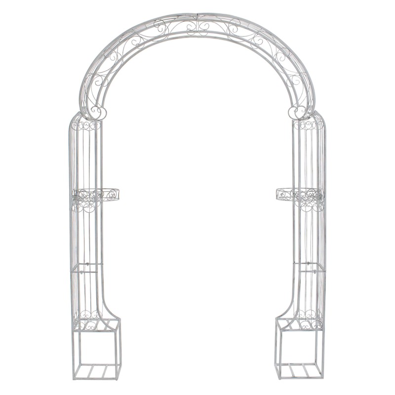 Alessia ruusukaari puutarhaan köynnöskasveille 239,5 cm korkea rautainen