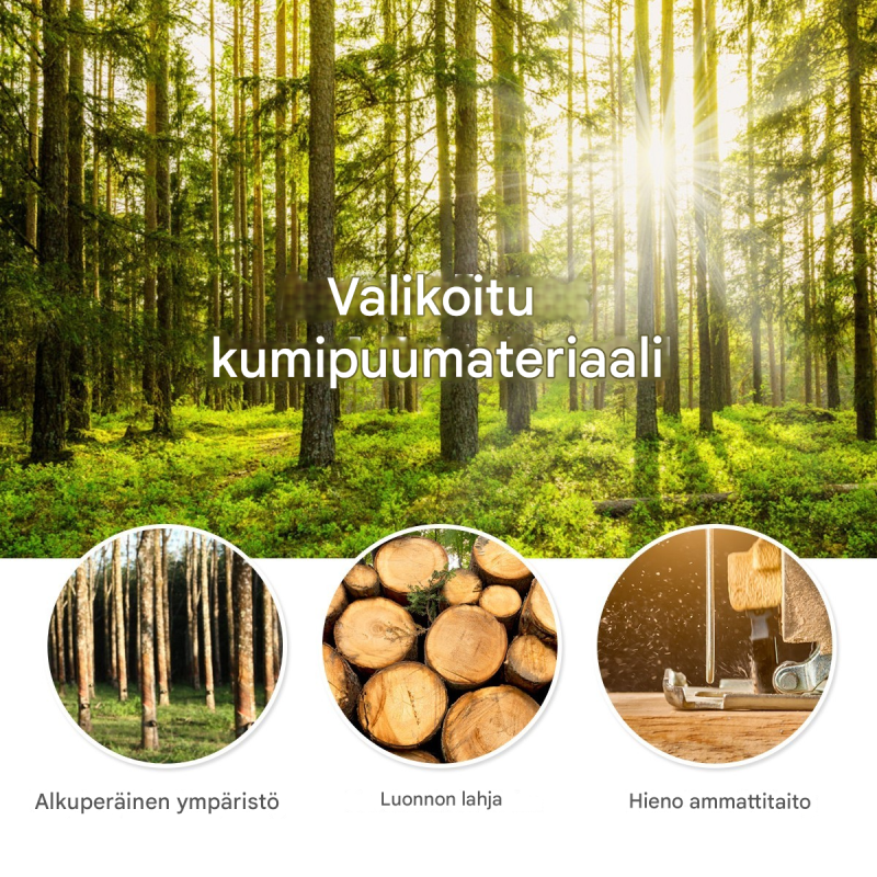 Säädettävä musta vaatepuu 8 koukulla kumipuusta