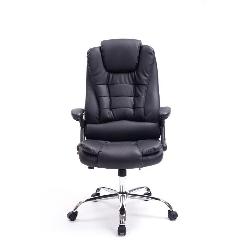 Ergonominen toimistotuoli keinonahalla säädettävä korkeus keinutoiminto pyörillä