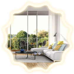 Hopeinen LED-kylpyhuonepeili höyrynsuojalla ja säädettävällä kirkkaudella