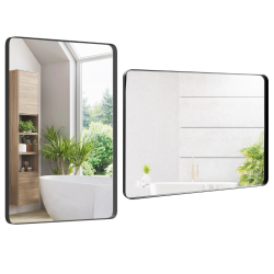 Hopeapeili kylpyhuoneeseen sirpaleeton ja vesi- sekä ruosteenkestävä