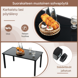 Rottinkinen terassikalustesetti 4-osainen ruskea ulkokäyttöön