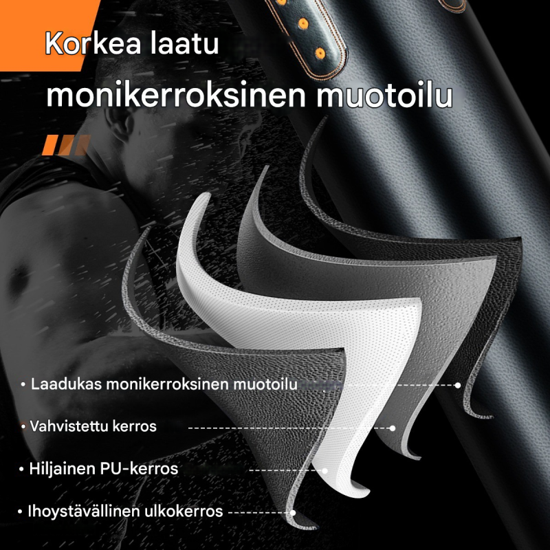 Raskas nyrkkeilysäkki aikuisille 4-in-1 musta setti