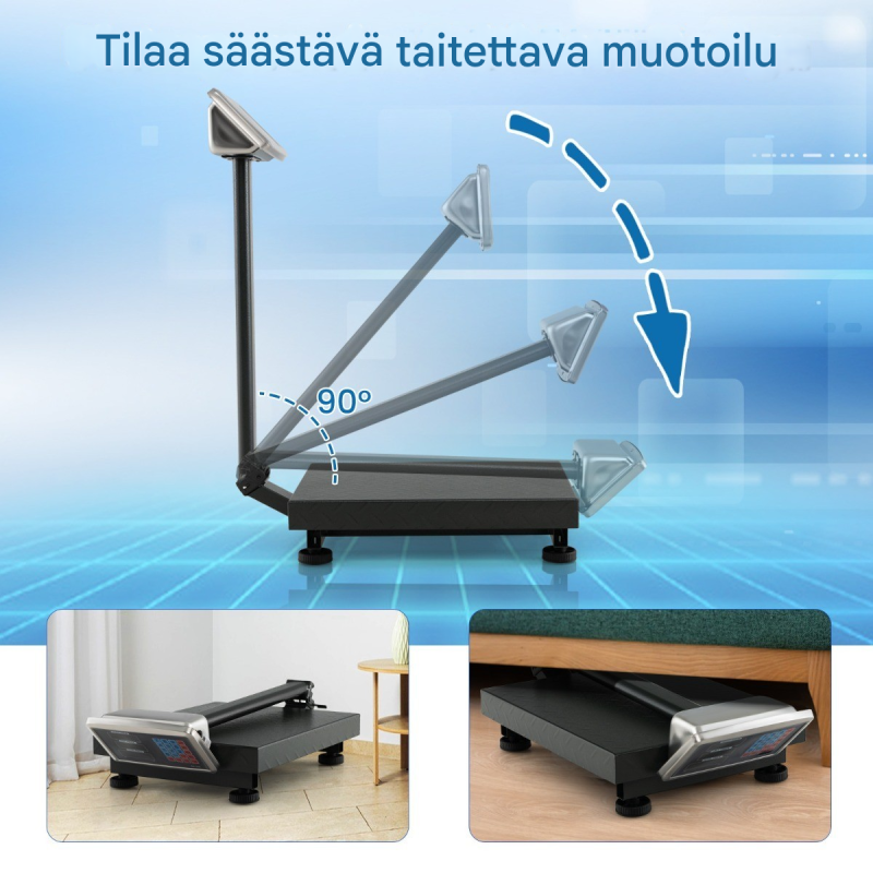 Digitaalinen hopea vaaka 300kg, monitoiminnallinen ja tarkka