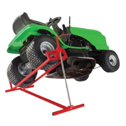 Rasentraktorin nostin 400kg punainen säädettävä teräsrunko