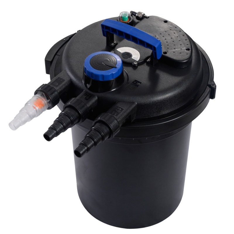 Paineensuodatin 11W UVC musta puutarhalammikoille 15000L asti