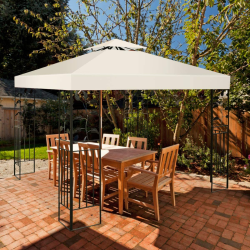 Beige varaosakatos 300x300 cm terassipaviljongille