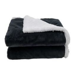 Harmaa lämmitettävä viltti 9 lämpötilaa 163x128 cm