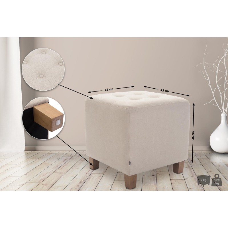 Moderni monikäyttöinen istuinjakkara jalkatuki olohuoneeseen makuuhuoneeseen