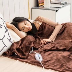 Sähköinen flanelli heittopeitto 150x200 cm automaattinen sammutus