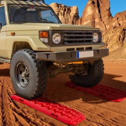 Punaiset offroad-kitkamatot 2 kpl hiekka muta lumi