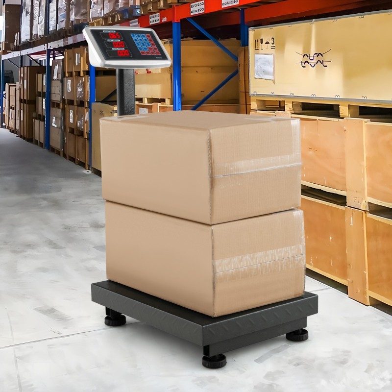 Digitaalinen hopea vaaka 300kg monitoiminnallinen ja tarkka