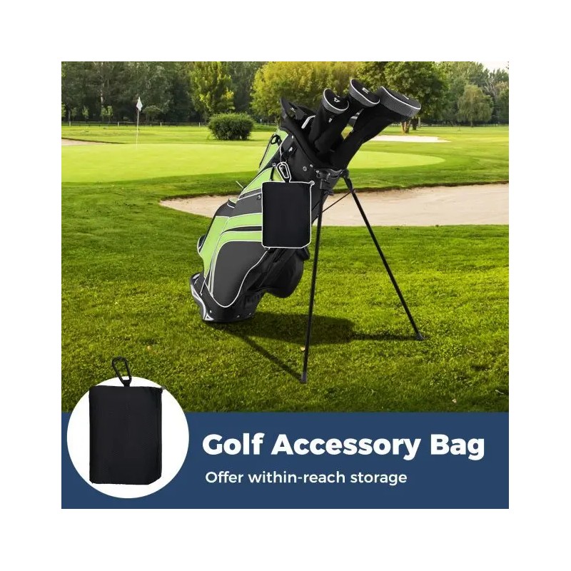 Täydellinen miesten golf-lahjasetti sininen lahjapakkaus