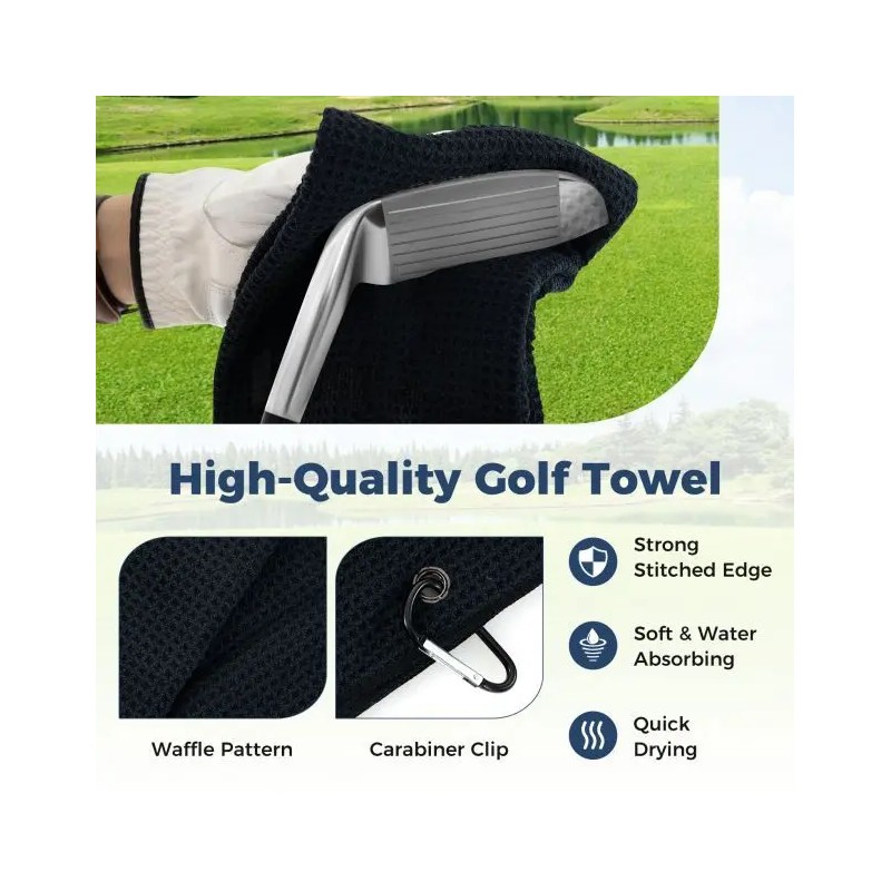 Täydellinen miesten golf-lahjasetti sininen lahjapakkaus