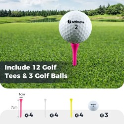 Täydellinen miesten golf-lahjasetti sininen lahjapakkaus