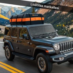 Vedenpitävä 560L kattokuljetuslaukku kaikille ajoneuvoille musta