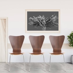 Outlet: Calisto pinottava tuoli puuistuimella ja metallijalustalla - Pähkinä (UUSI TUOTE - AVATTU PAKKAUS)