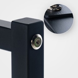 Outlet: Teollinen vaaterekki melva loft-tyyliin säilytysratkaisu kotiin (UUSI TUOTE - AVATTU PAKKAUS)