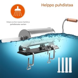 Ruostumaton teräs makkarakone 3,6L neljällä täyttöputkella