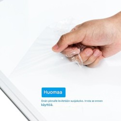 Valkoinen magneettinen valkotaulu alumiinikehyksellä 60 x 40 cm