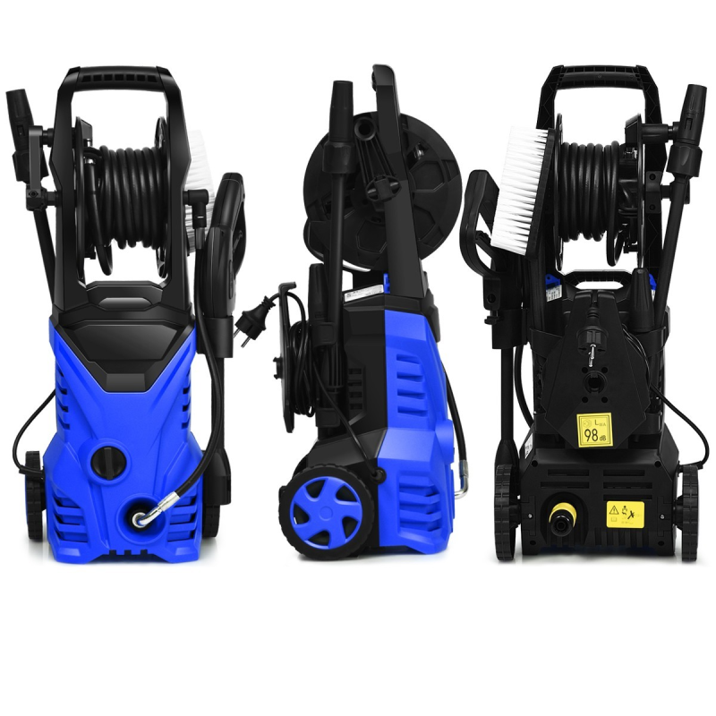 Tehokas sininen korkeapainepesuri terassille ja puutarhaan