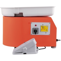 Sähköinen dreijauskone 28 cm 350 W 0–300 r/min jalkapoljin irrotettava vesiallas