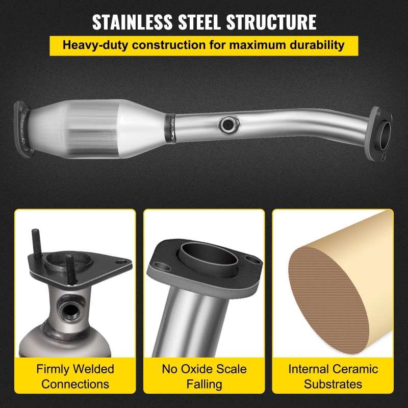 Pakosarja 4.0L Nissan Pathfinder/Frontier/Xterra, ruostumaton teräs, keraaminen rakenne