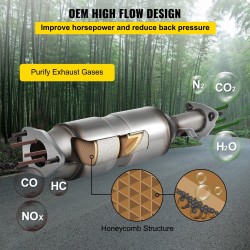 Katalysaattori 2003-2007 Honda Accord 2.4L L4 ruostumatonta terästä