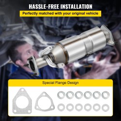 Katalysaattori 2003-2007 Honda Accord 2.4L L4 ruostumatonta terästä