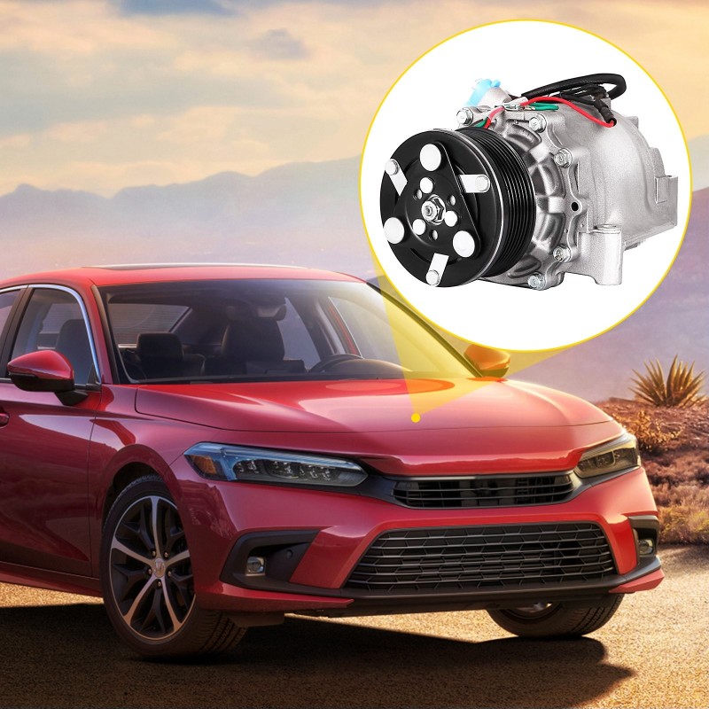 Ilmastointikompressori Honda Civic 1.8L 2006–2011, alumiinirakenne