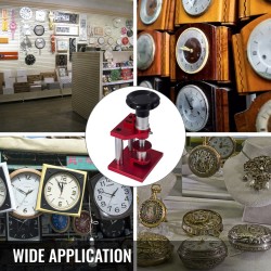 Kellonkuoren puristin alumiiniseosta, 20 työkalupäätä, kompakti koko