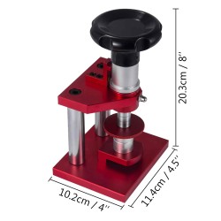 Kellonkuoren puristin alumiiniseosta, 20 työkalupäätä, kompakti koko